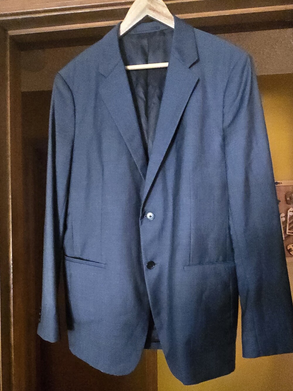 44R Theory Men's Slate Gray TwoButton Suit Jacket Blazer Sport Coat Virgin Wool